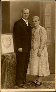 František Tichý a Anna Marie Tichá roz Hoffschneider (stříbrná svatba 1932)