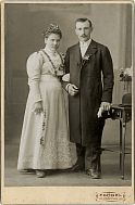 svatební fotografie Alois Malohlava a Aloisie Agnes Tichá, 14. 11. 1910